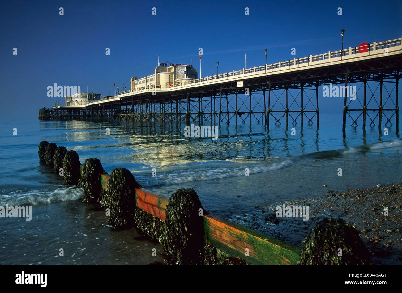 Worthing Pier, Worthing, West Sussex Stock Photo