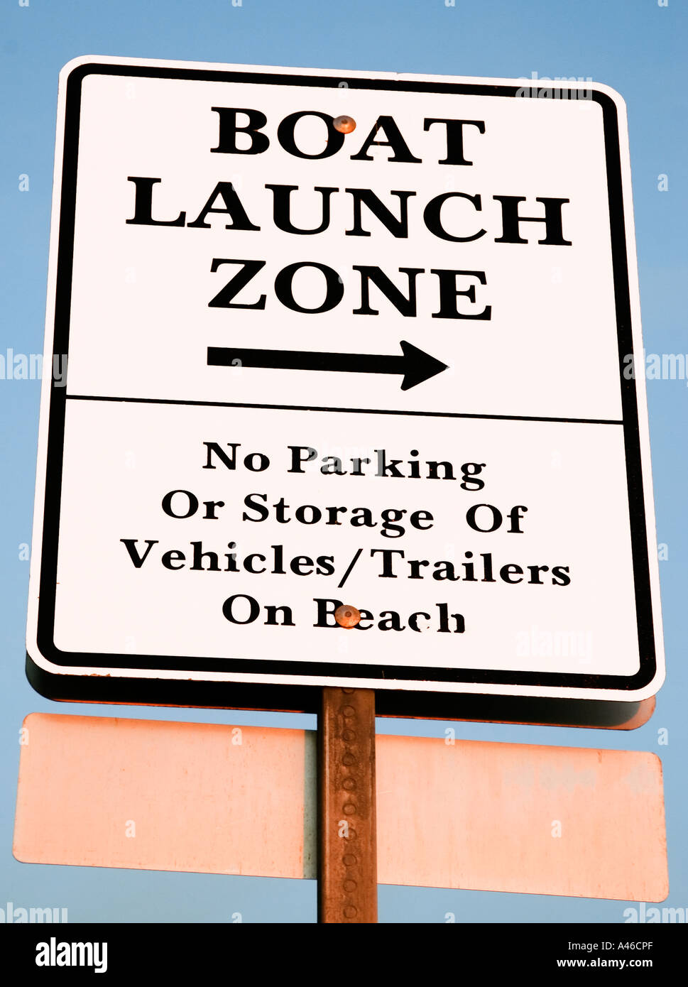 Boat Launch Zone sign Myrtle Beach South Carolina USA Stock Photo Alamy