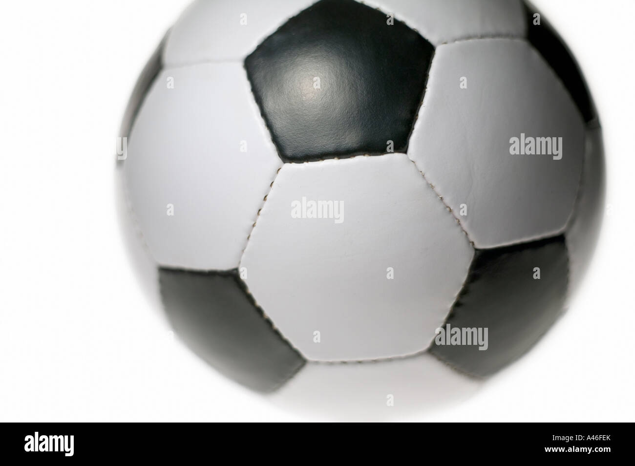 A soccer ball on white background Stock Photo