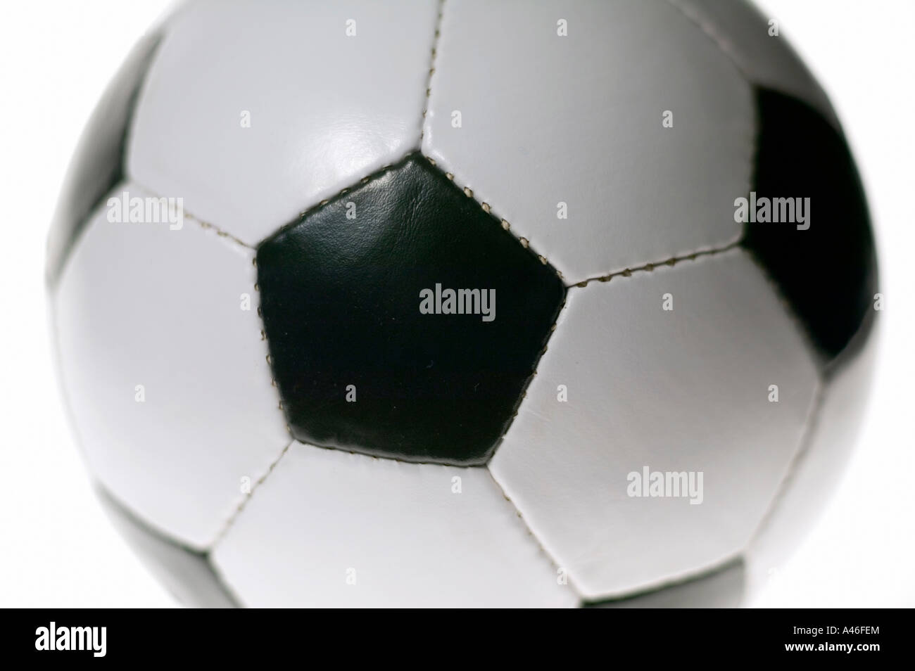 A soccer ball on white background Stock Photo Alamy