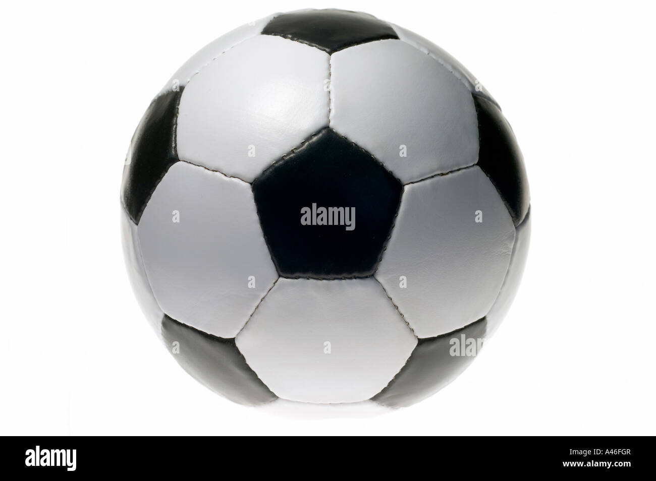 A soccer ball on white background Stock Photo