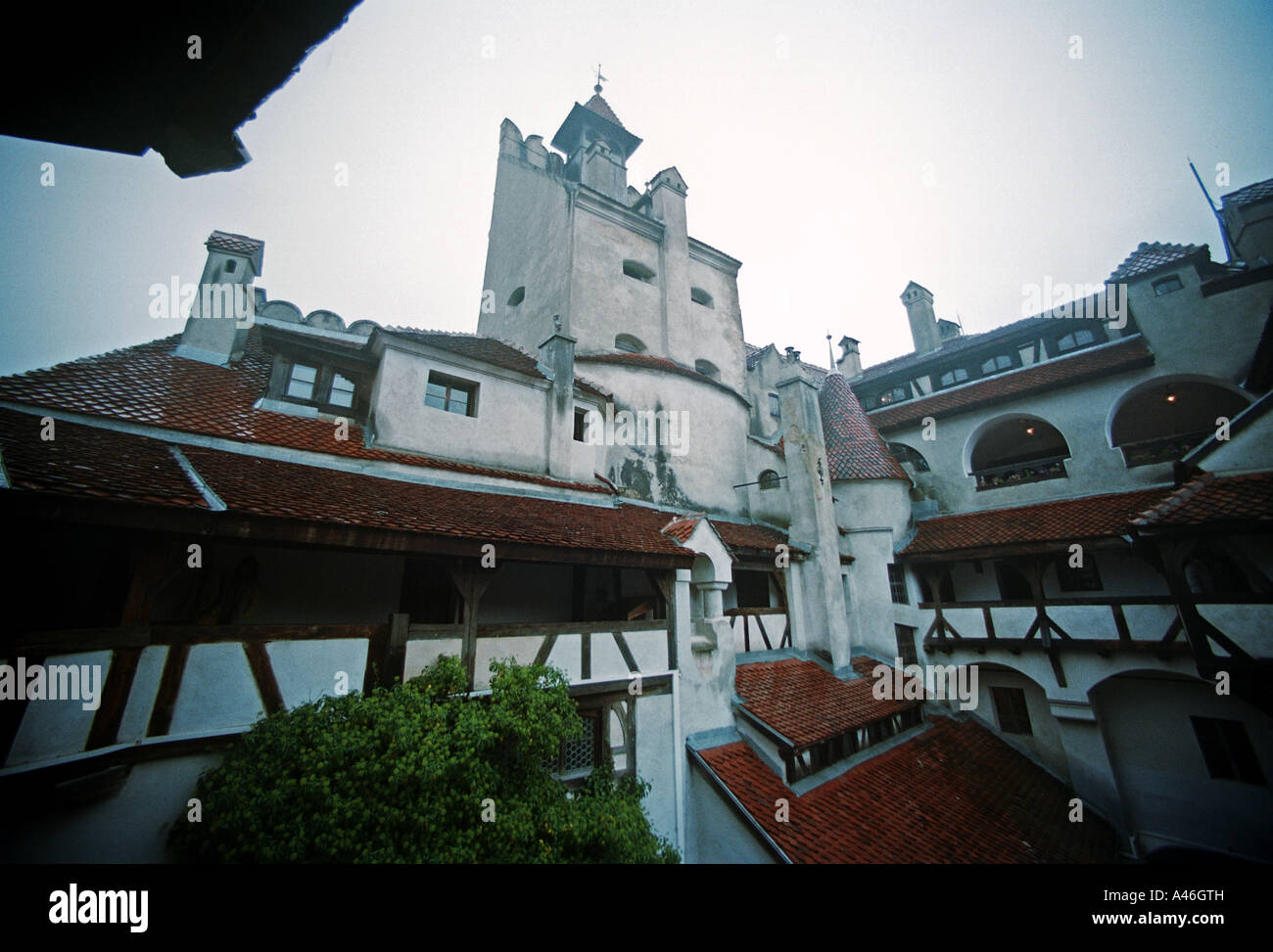 The Bran Castle, Romania Stock Photo