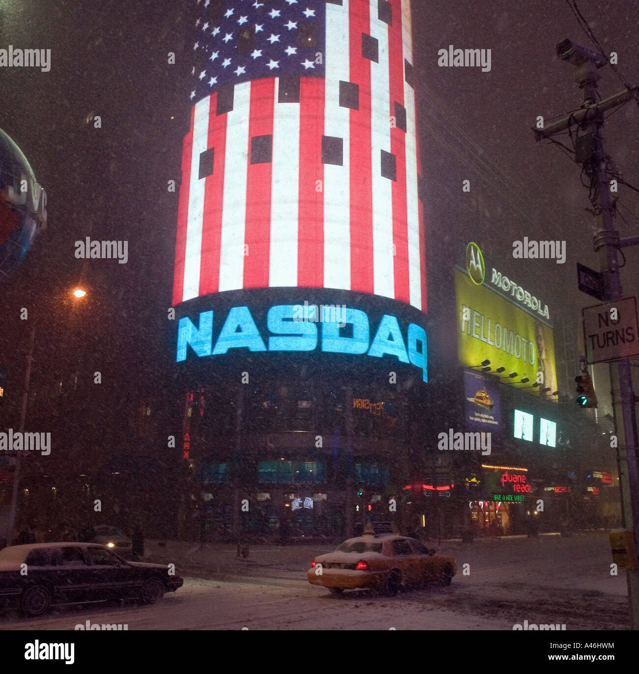 NASDAQ in New York, USA Stock Photo