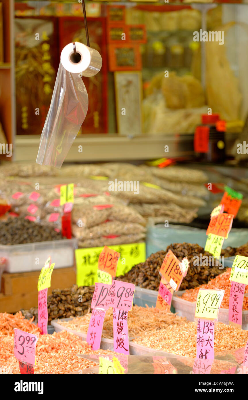 A Chinese food market Stock Photo