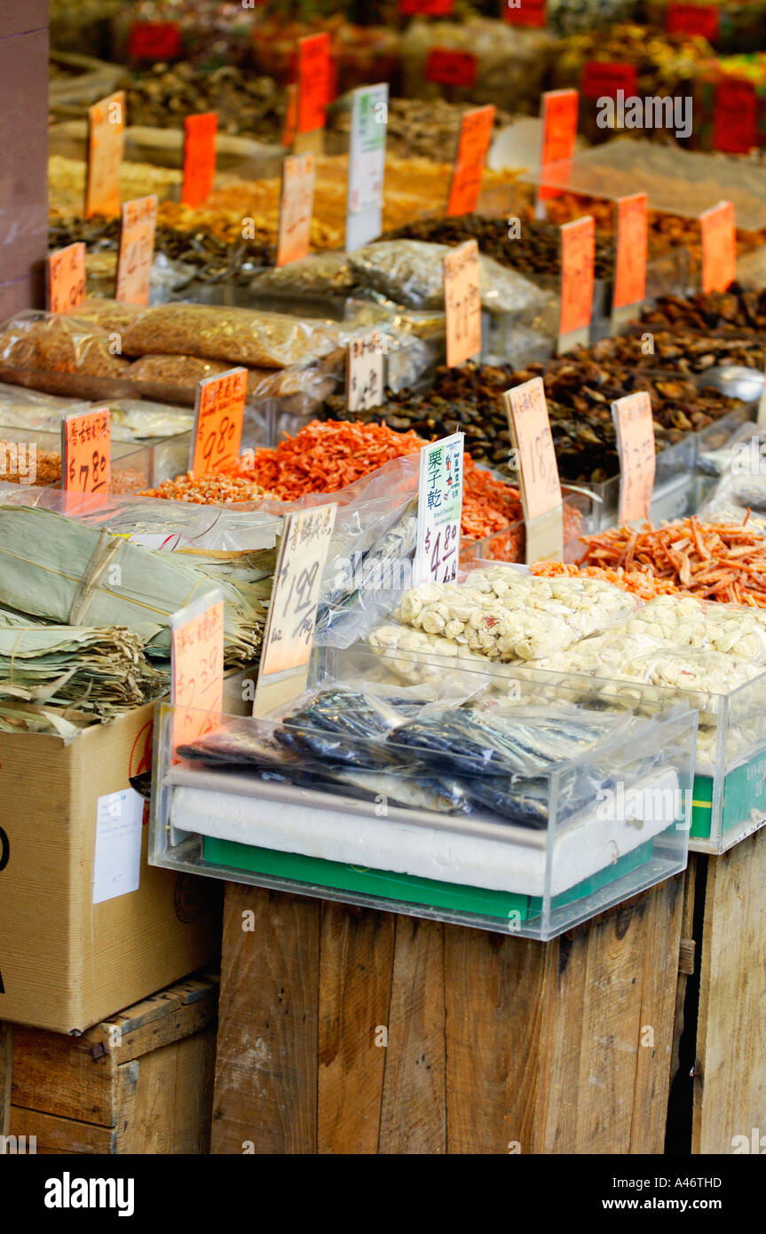 Chinese Food Market Stock Photo