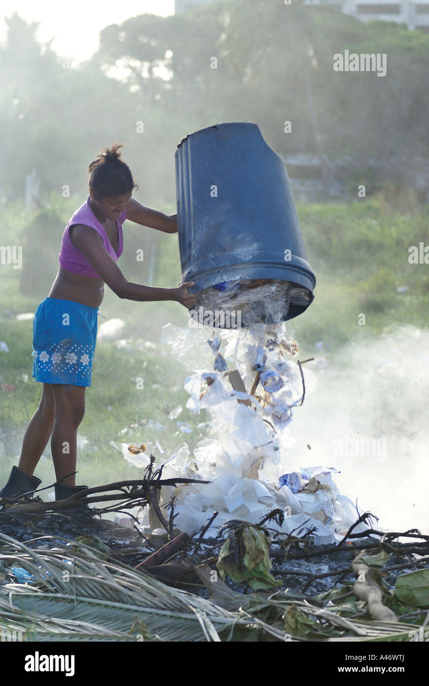 Throwing Garbage In The Water