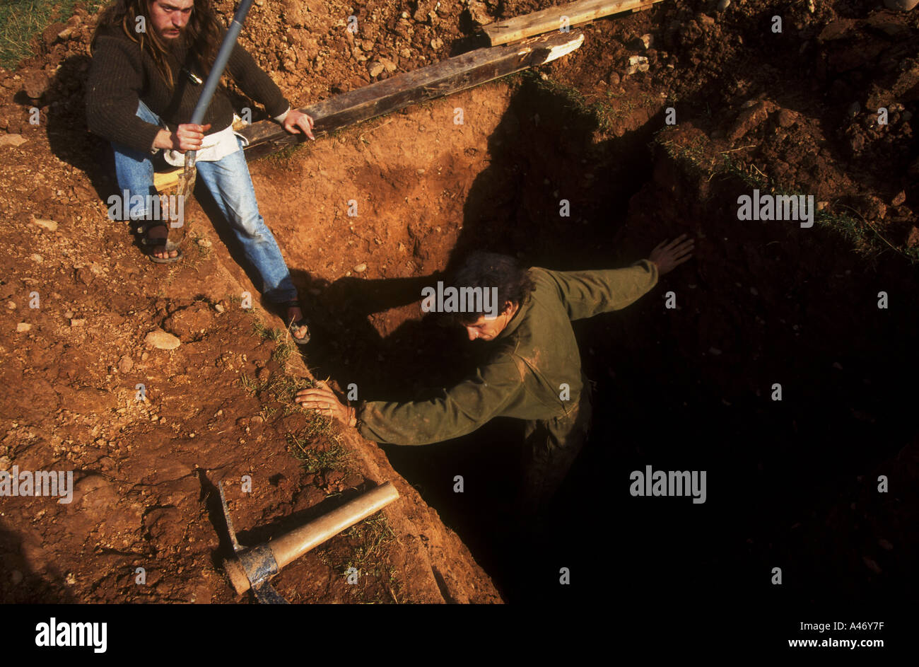 Protesters Build Underground Pits To Bury Themselves In Demonstration 