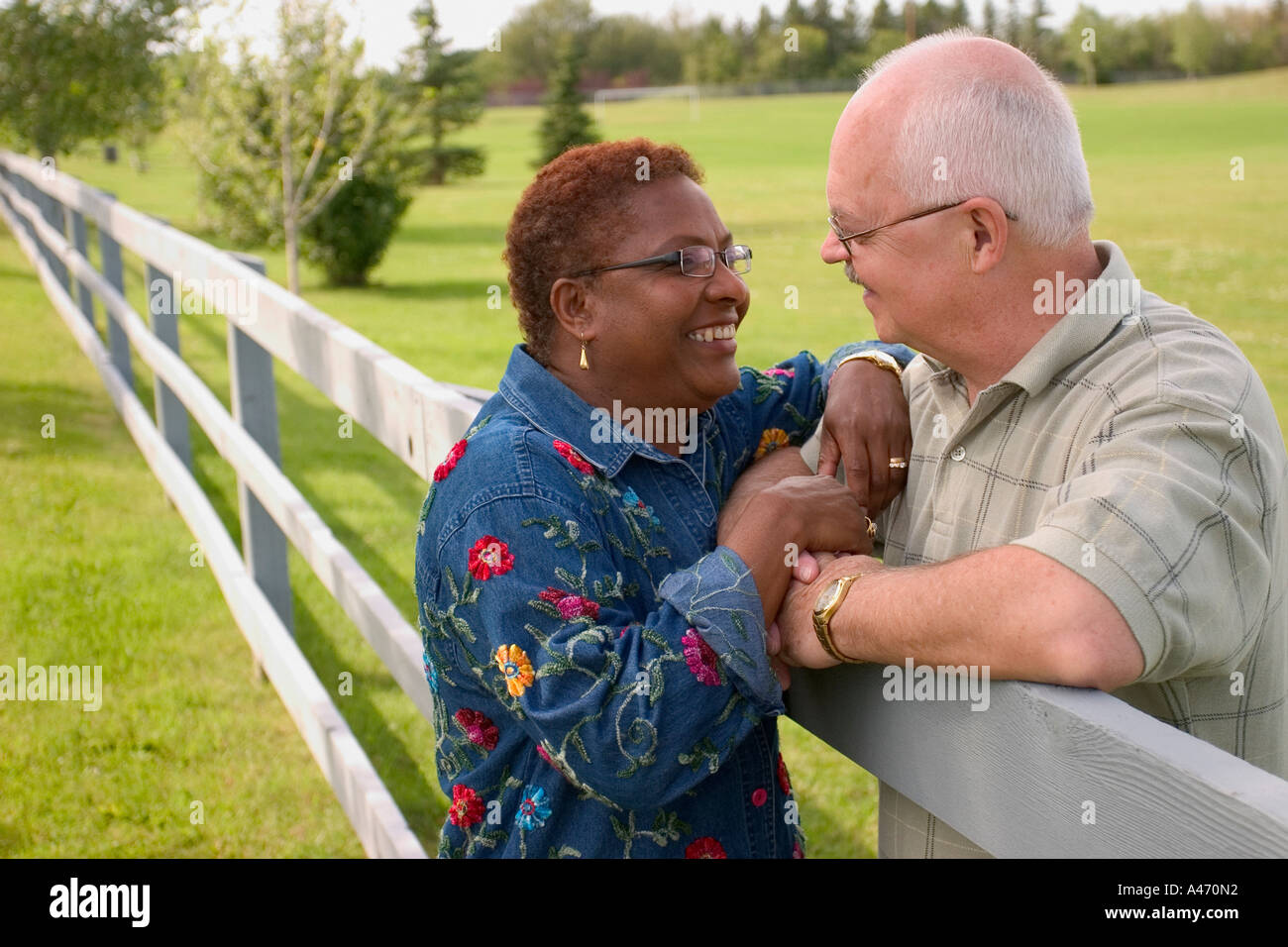 Portrait of couple Stock Photo