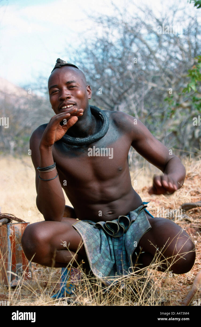 Himba men hi-res stock photography and images - Alamy