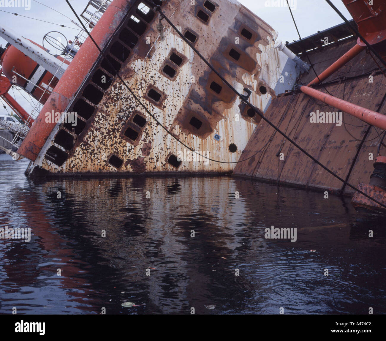 Scuppered ship Istanbul, Turkey Stock Photo Alamy