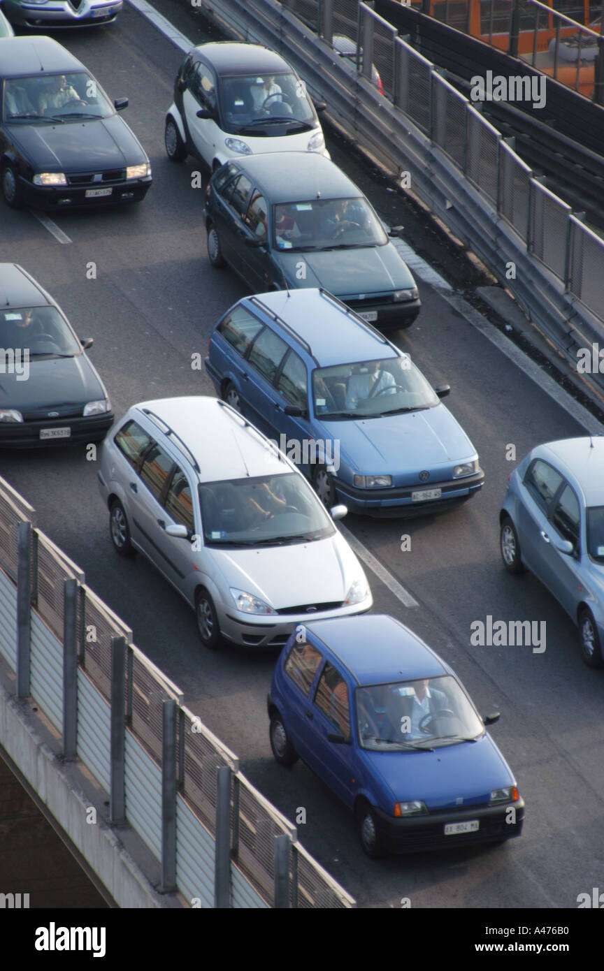 Driving In Rome Traffic congestion in rome hi-res stock photography and images - Alamy