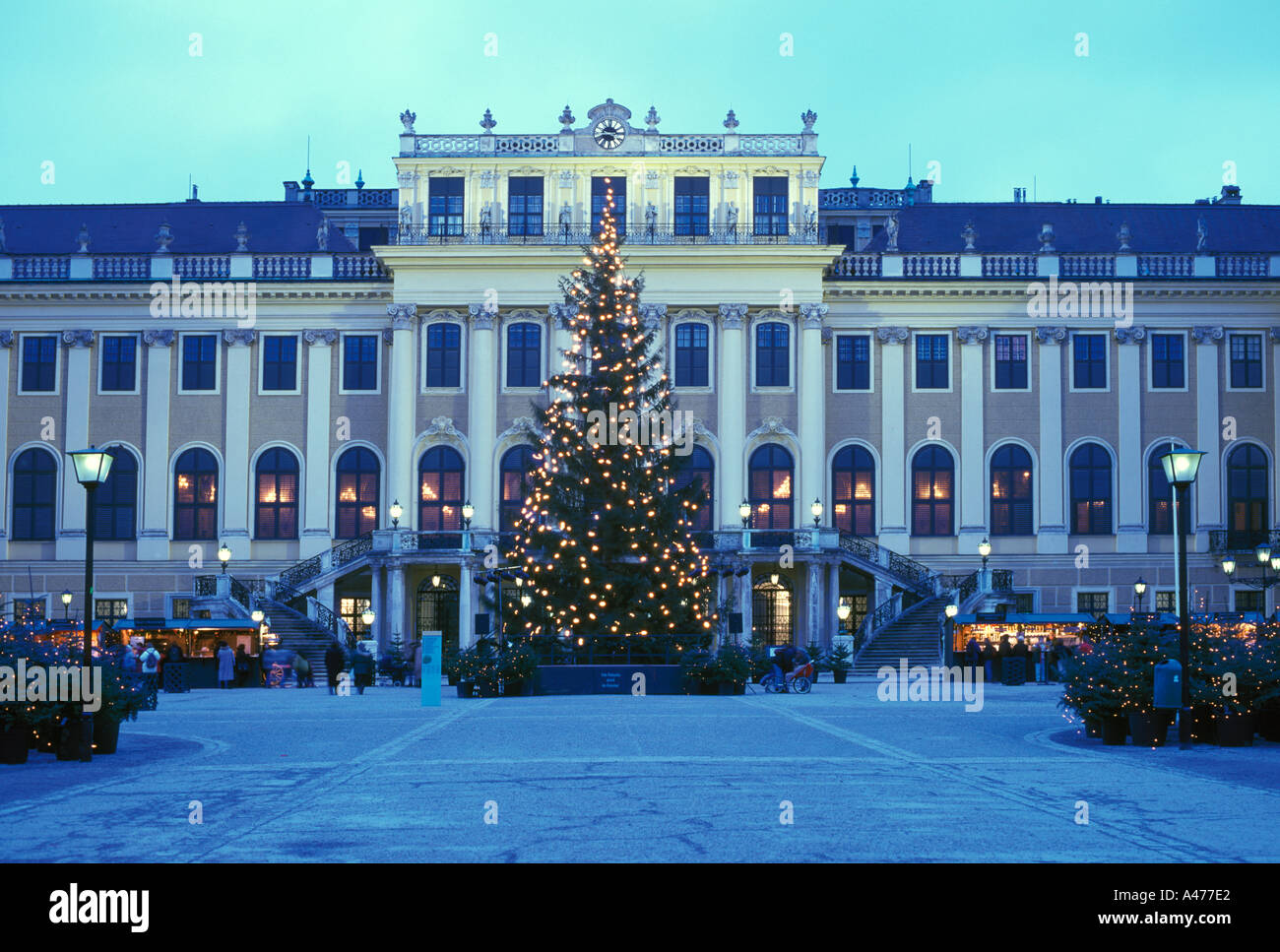Austria Vienna Schonbrunn Palace Christmas Market Stock Photo: 292834