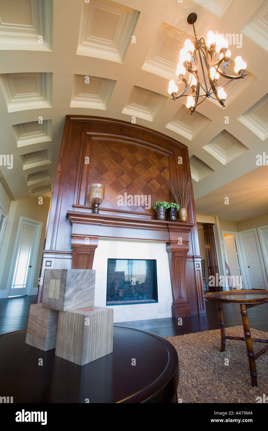 Image showcasing Vaulted ceilings in a luxury home Stock Photo - Alamy