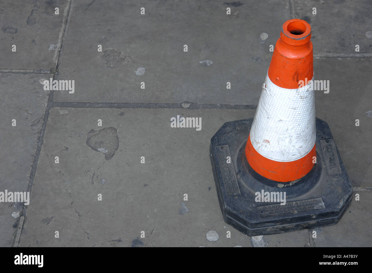Traffic Cone London Stock Photo Alamy