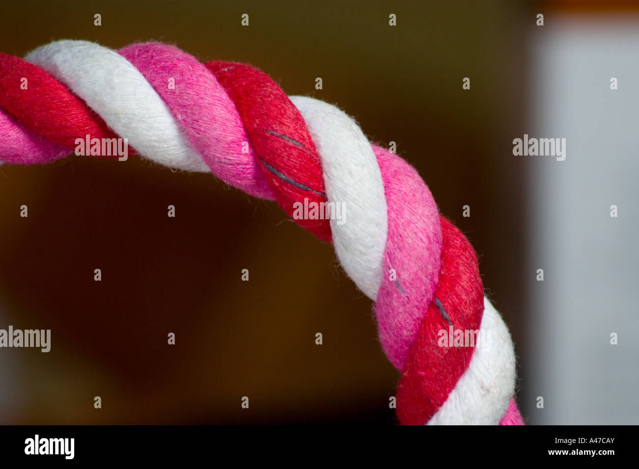 Close Up of a Multi-Colored Large Rope Stock Photo - Alamy