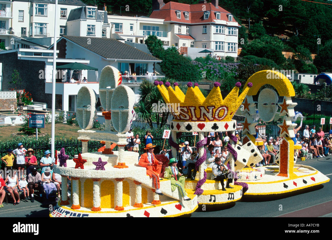 Battle of Flowers St. Helier Stock Photo Alamy