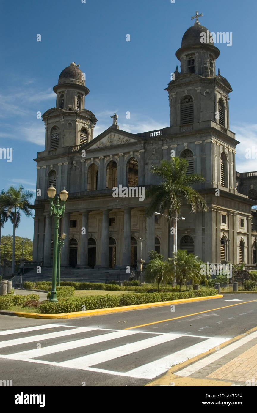 cathedral of santo domingo managua nicaragua central america Stock Photo