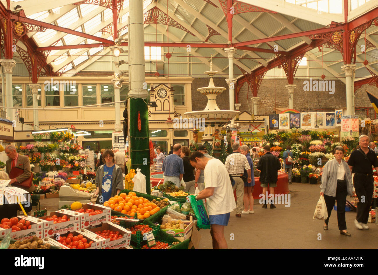 Market Hall St. Helier Stock Photo Alamy