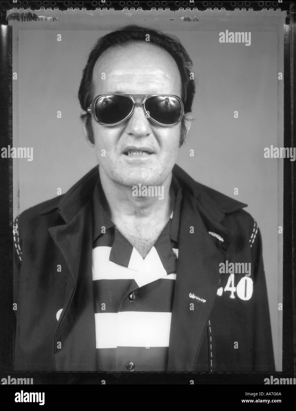 Ron. An Elvis fan at an Elvis convention in Blackpool UK Stock Photo