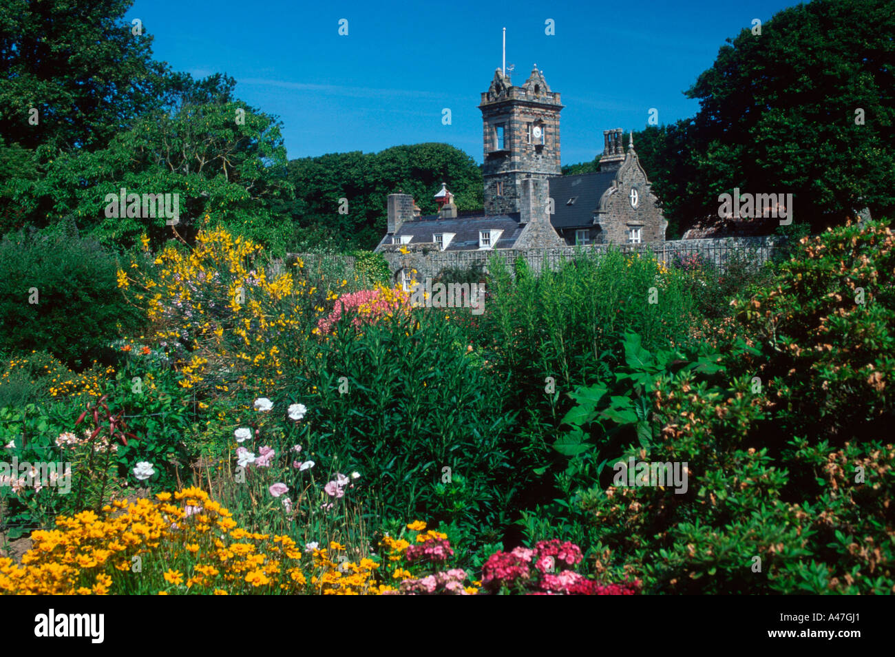 Mansion La Seigneurie Stock Photo