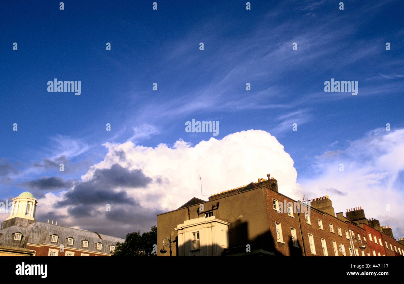dublin architecture around merrion square Stock Photo Alamy