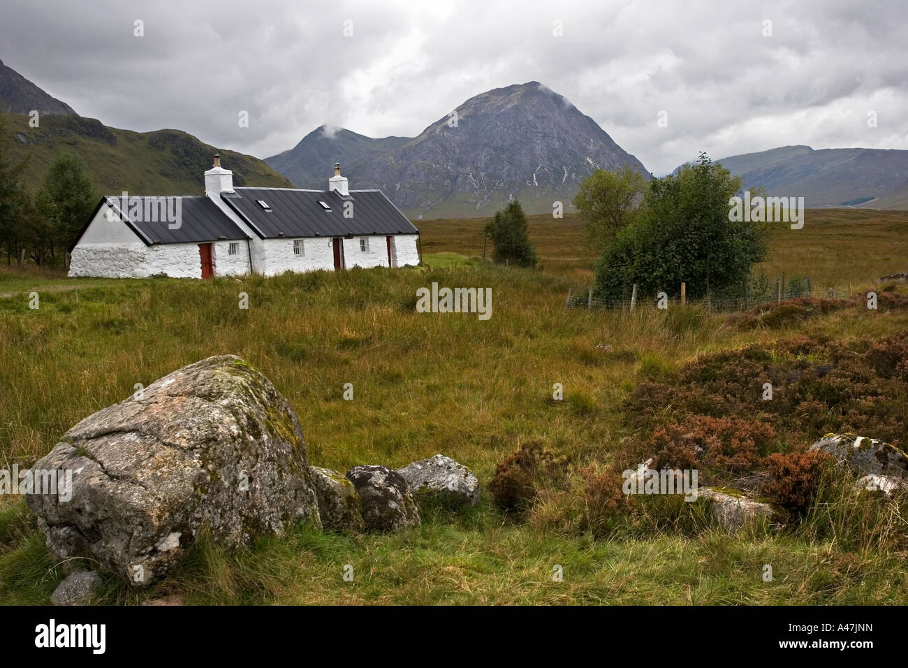 Blackrock Cottage Glencoe Highland Scotland, UK Stock Photo Alamy