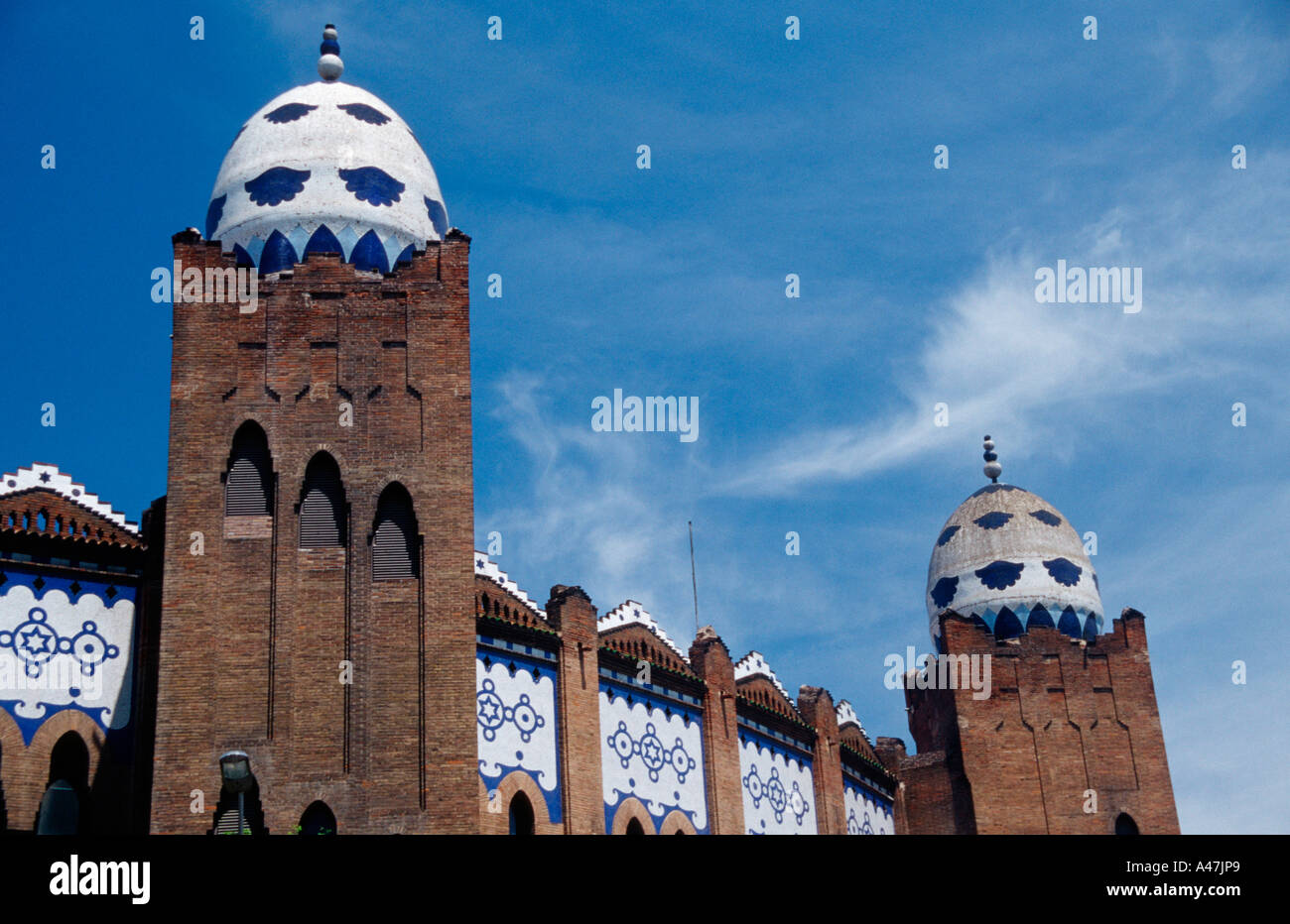 Bull Fight Arena Barcelona Stock Photo Alamy