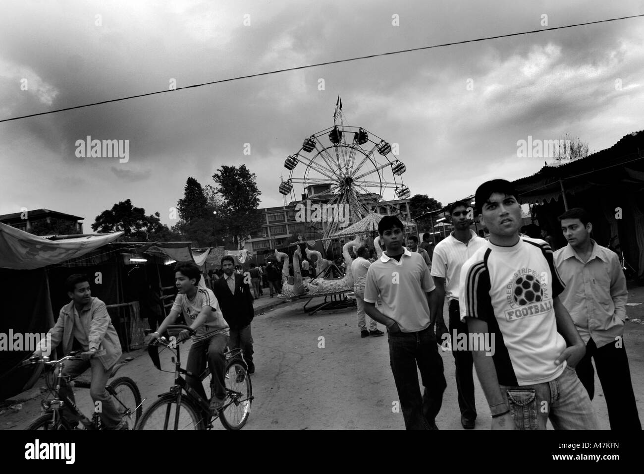 Kathmandu young people Black and White Stock Photos & Images Alamy