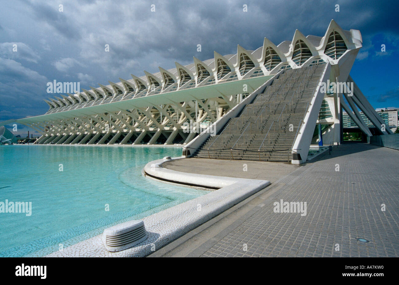 Ciudad De Las Artes Y Ciencias Valencia Stock Photo - Alamy