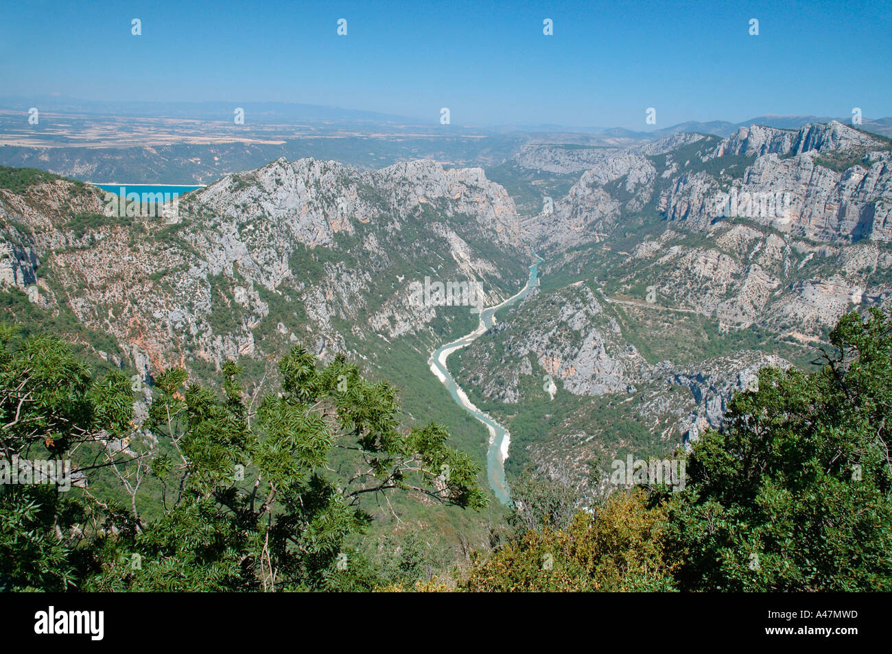 Grand Canyon du Verdon Gorges du Verdon Stock Photo - Alamy