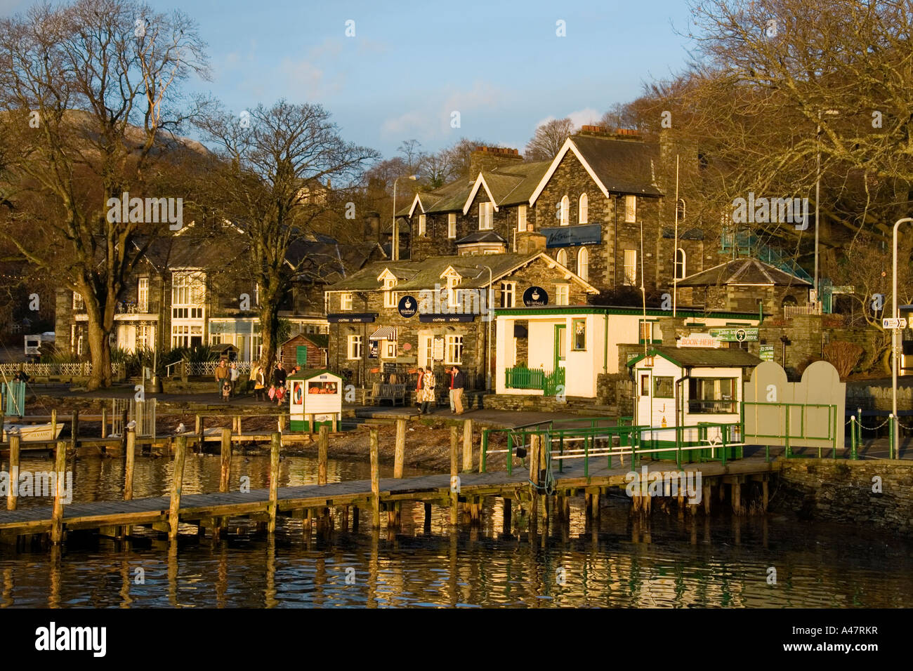 Waterhead, Ambleside, Lake Windermere, Cumbria, England, UK Stock Photo