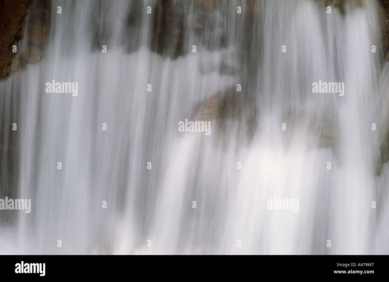 Detail of the waterfall Stock Photo