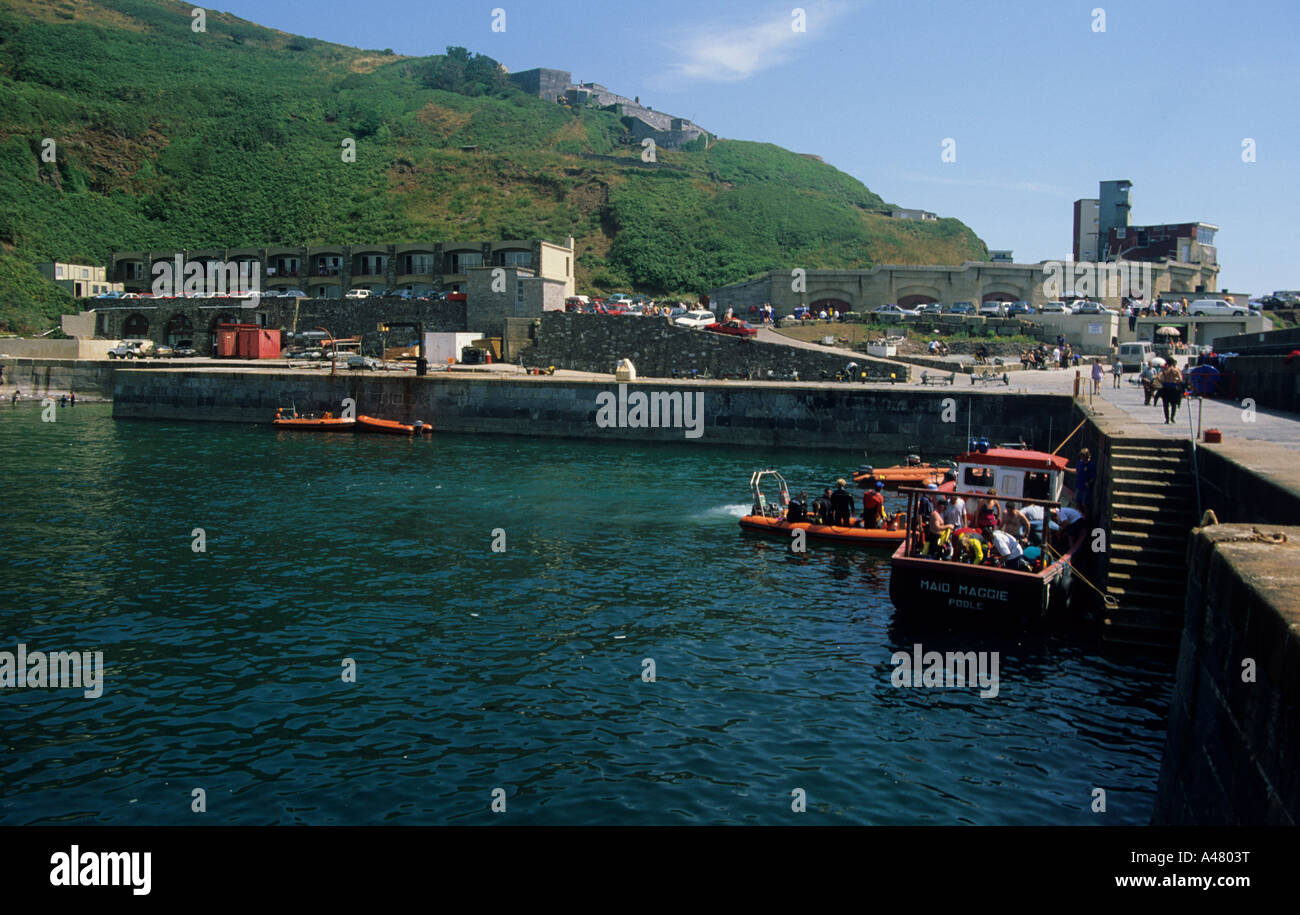 Fort Bovisand Dive Centre Plymouth Cornwall England UK Europe Stock Photo Alamy