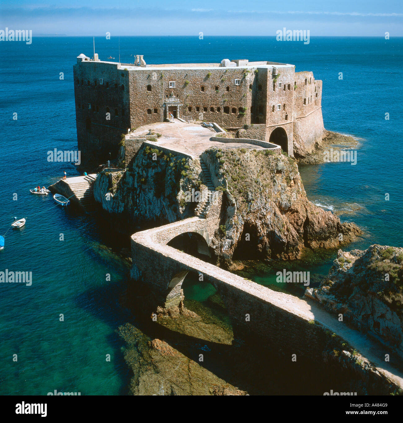 Fortress / Forte de S. Joao Baptista Stock Photo - Alamy