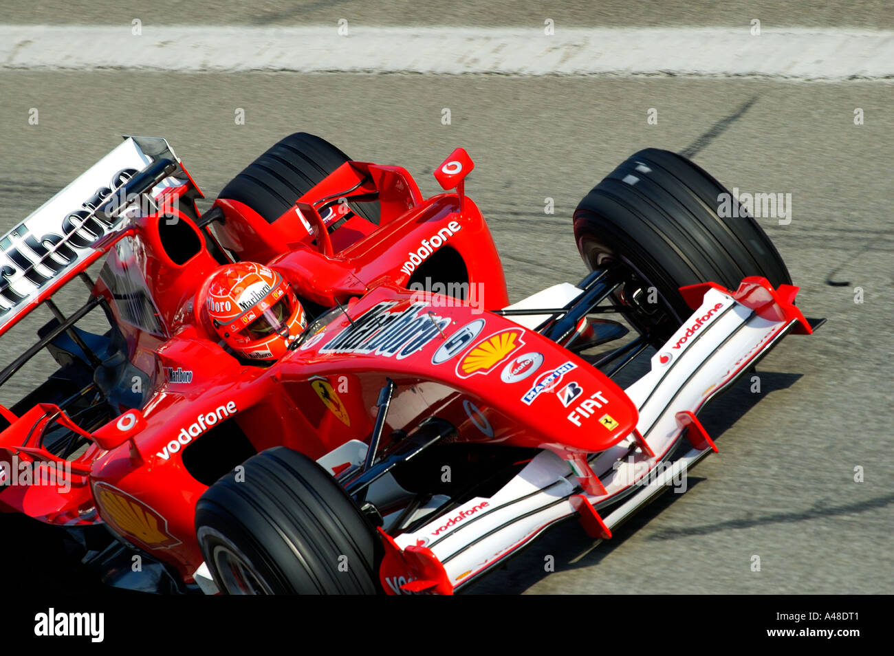 Michael Schumacher, Ferrari Stock Photo