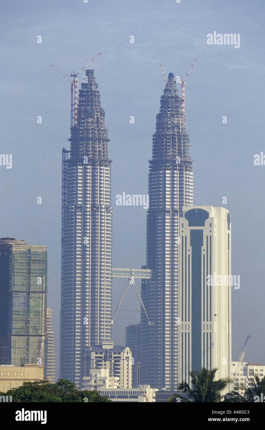 Petronis Towers Kuala Lumpur Malaya Stock Photo