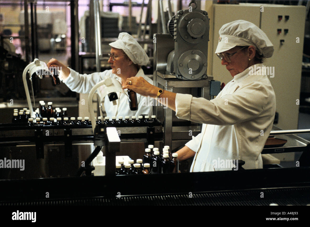 Boots The Chemist PLC factory showing production of pharmaceuticals in