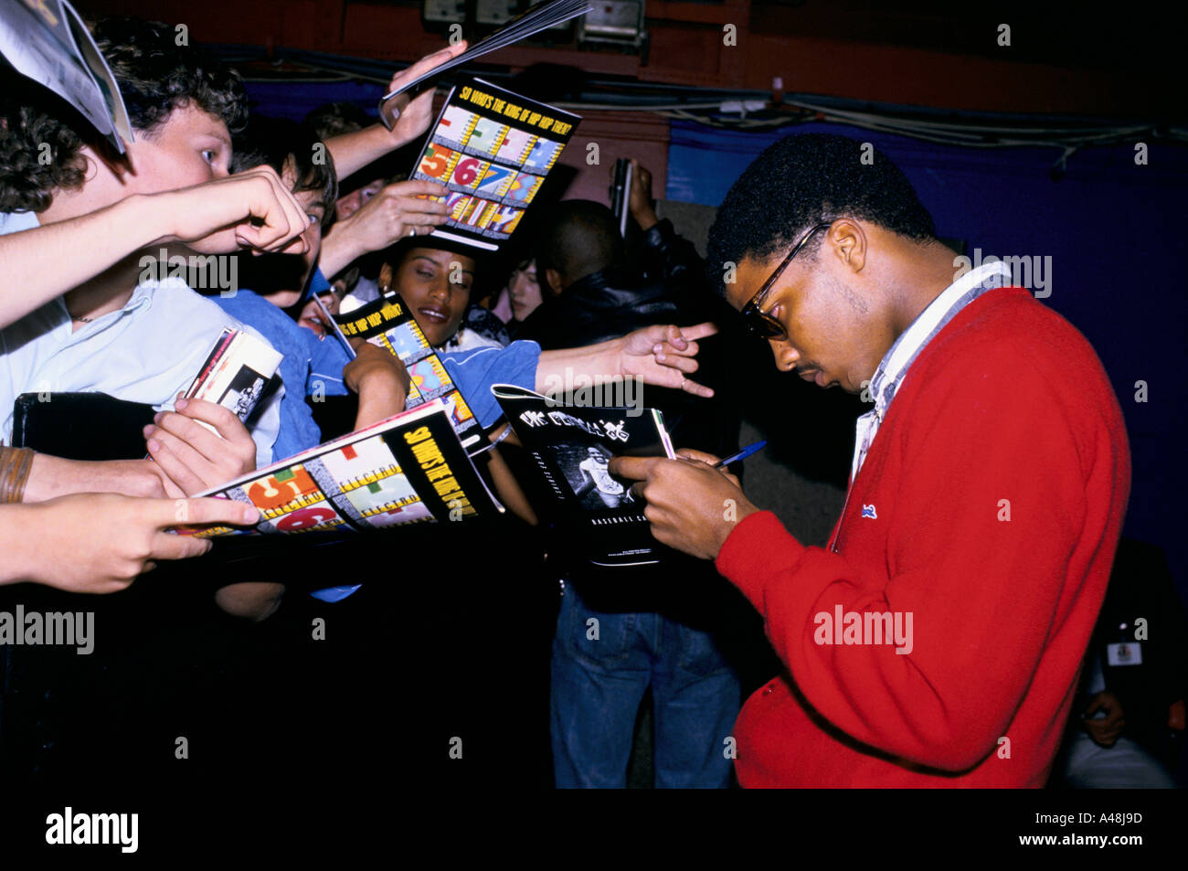 hip hop consert wembley arena  performer signing autographs Stock Photo