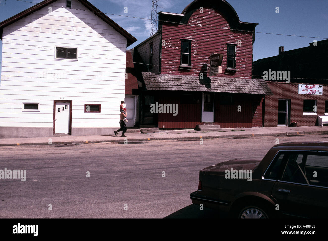 Lost nation a small town in Iowa America Stock Photo Alamy