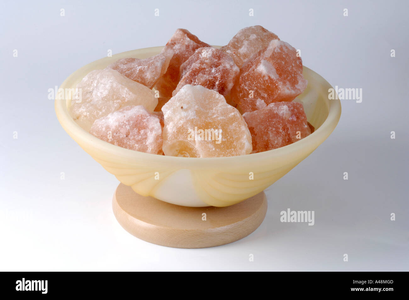 Salt Crystal Lamp Stock Photo Alamy