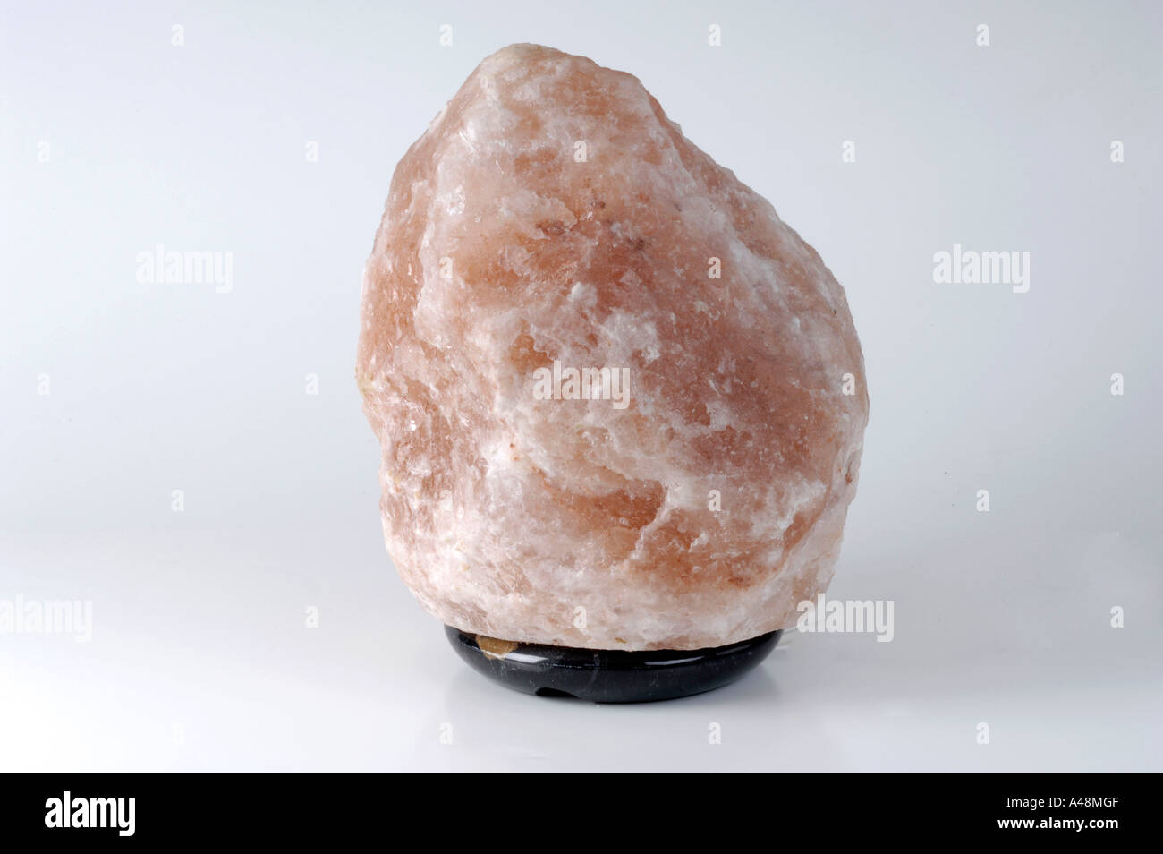 Salt Crystal Lamp Stock Photo Alamy
