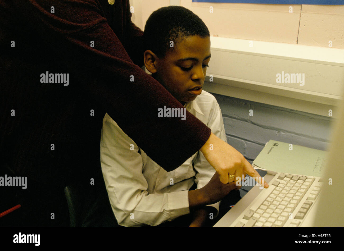 Computer studies  Hackney Downs School London Stock Photo