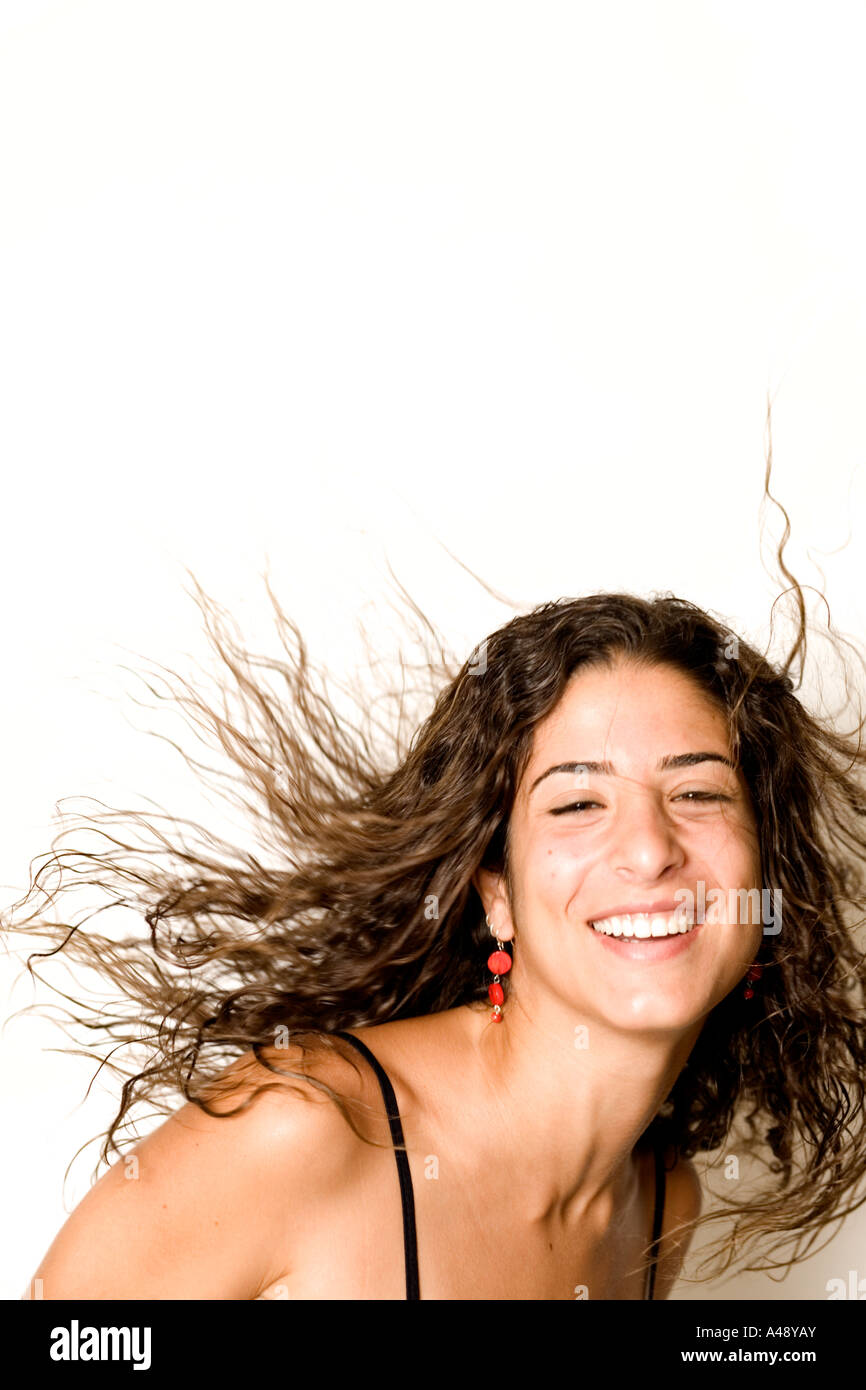 Young woman smiling Stock Photo