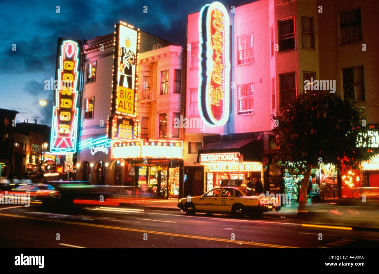 Neon Signs / San Francisco Stock Photo Alamy