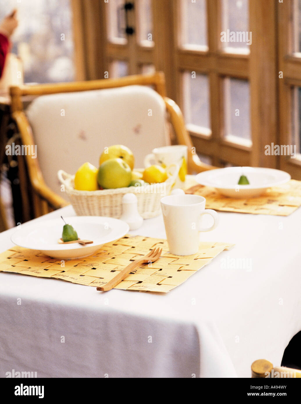 Dining table layout hi-res stock photography and images - Alamy
