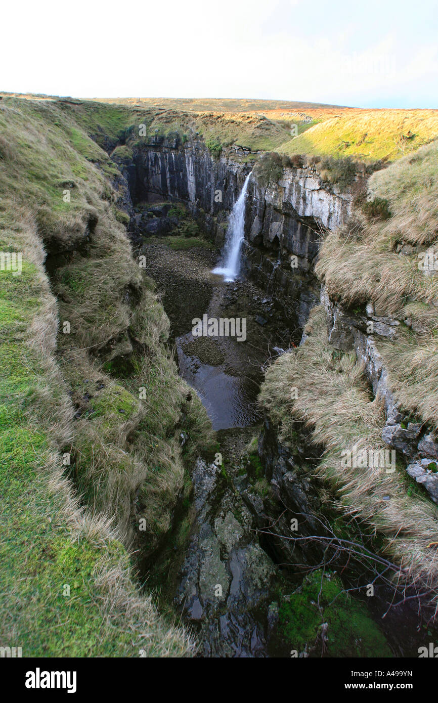 Hull Pot, in the Yorkshire Dales Stock Photo