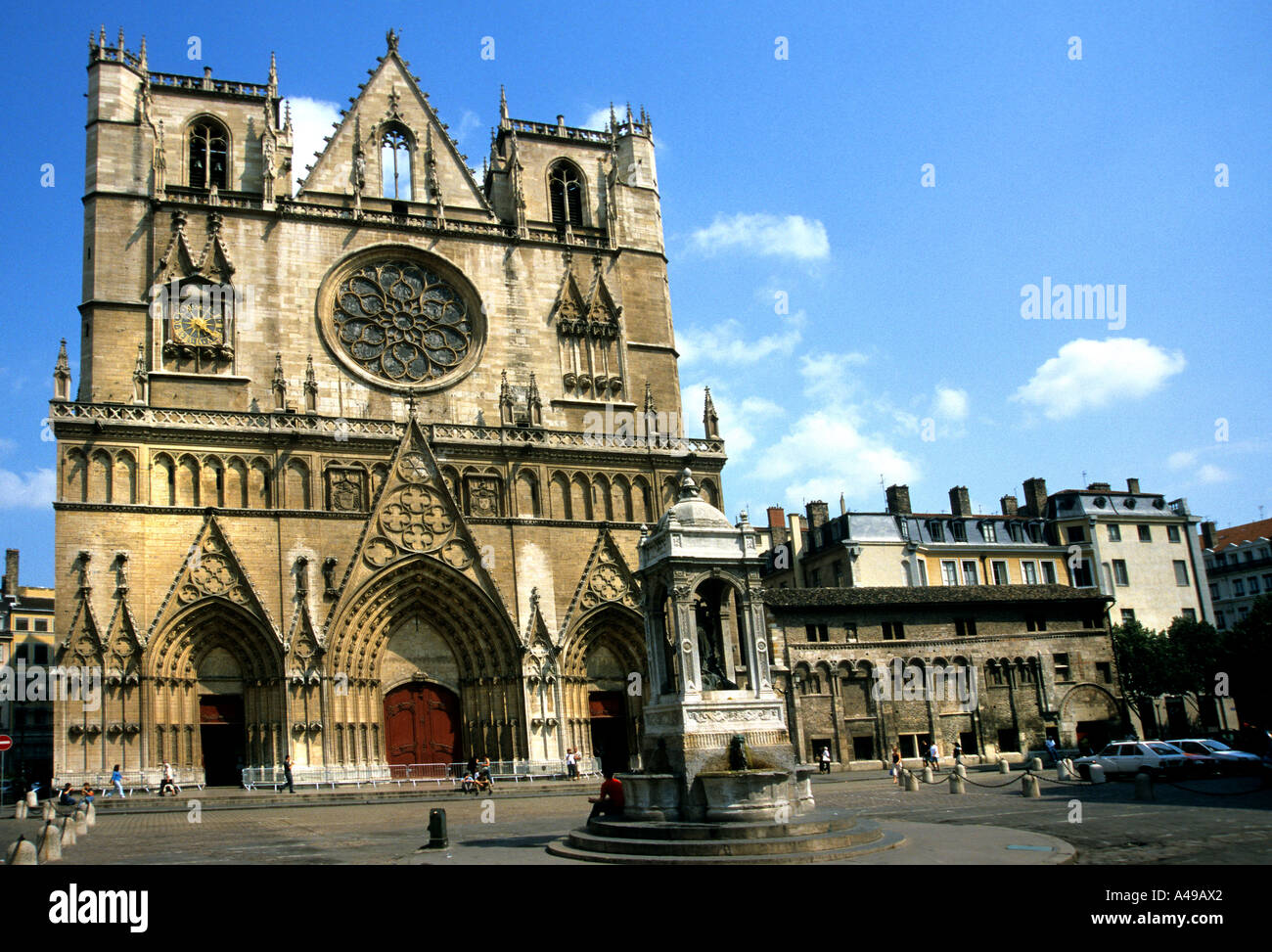 Cathedral  Vienne France French Rhone Stock Photo