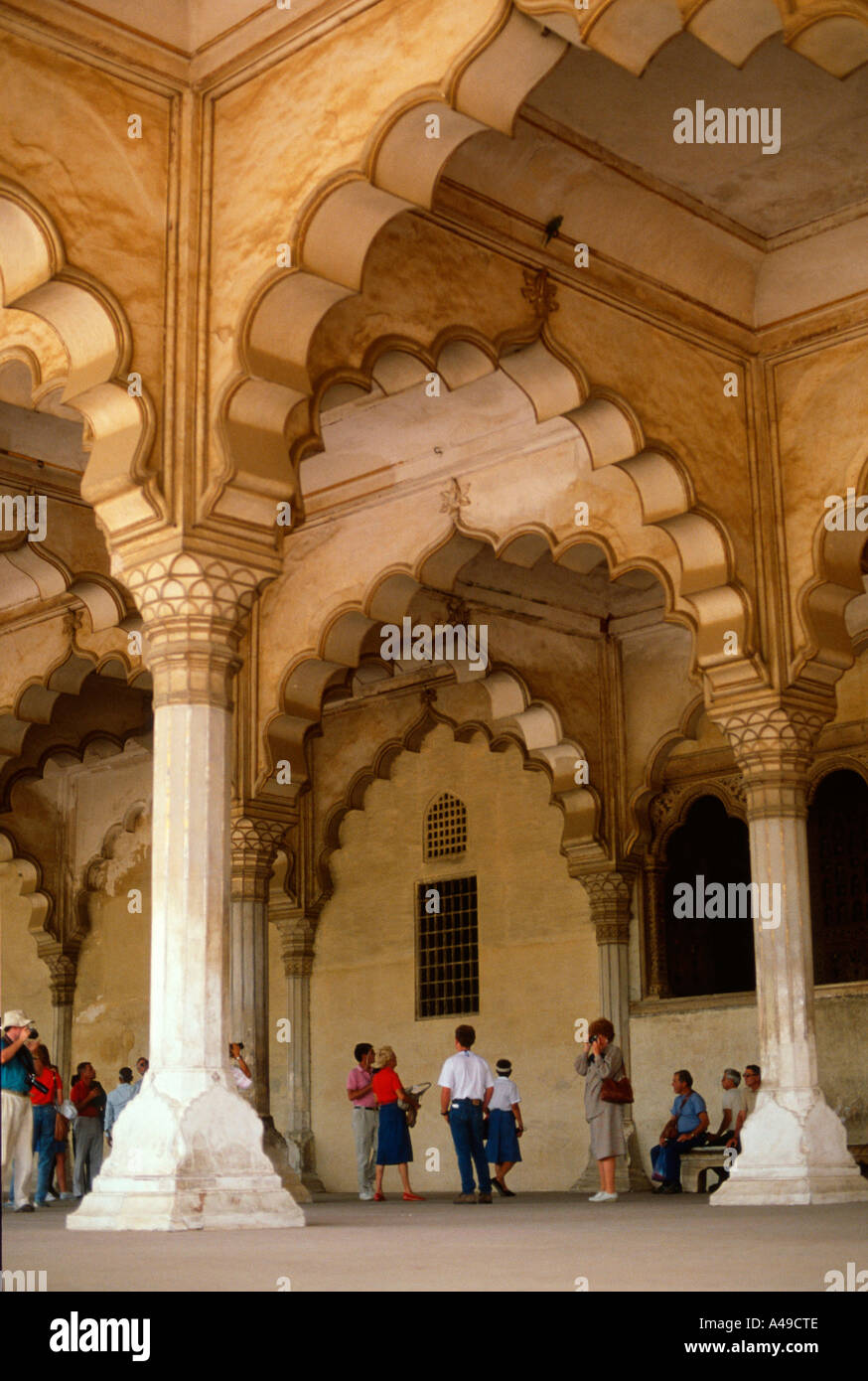Colonnades / Fatehpur Sikri Stock Photo