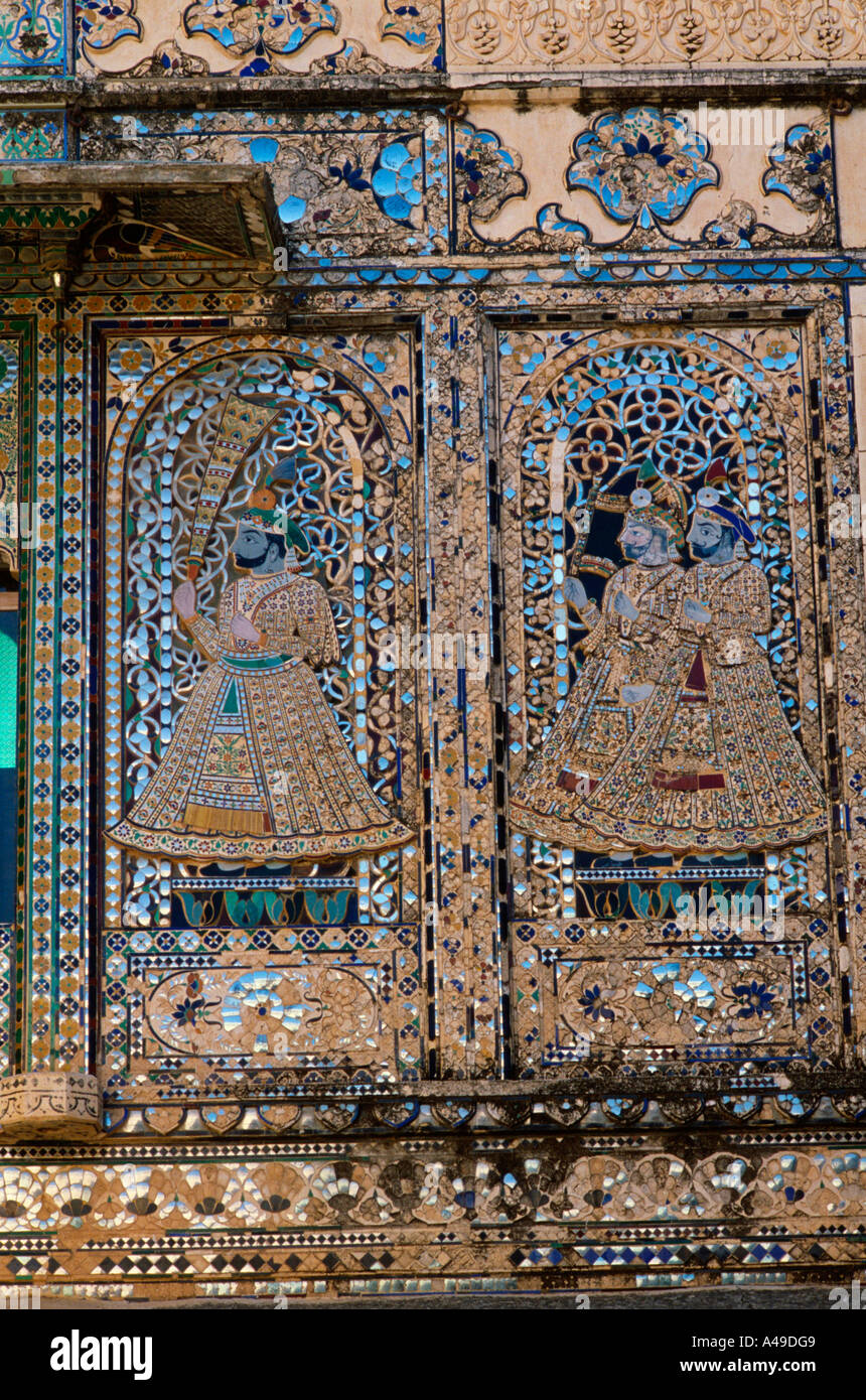 Wall painting / Udaipur Stock Photo - Alamy