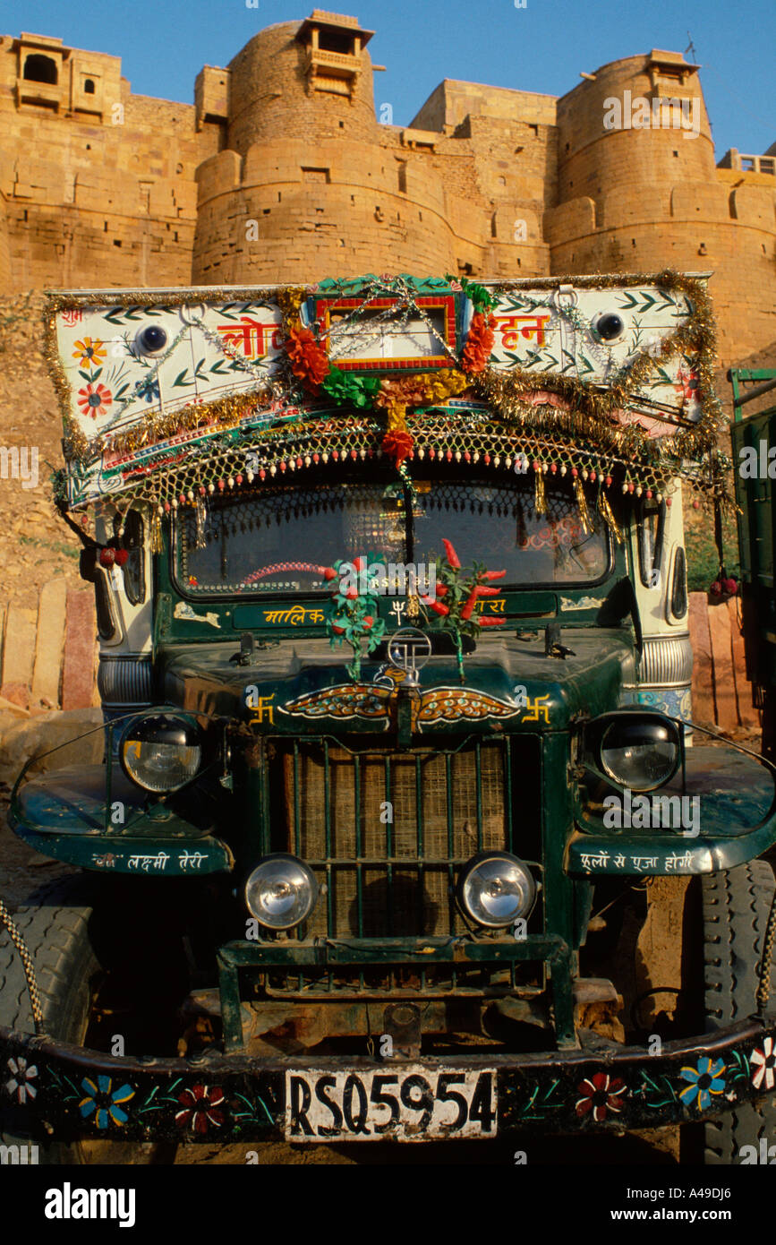 Truck / Jaisalmer Stock Photo Alamy